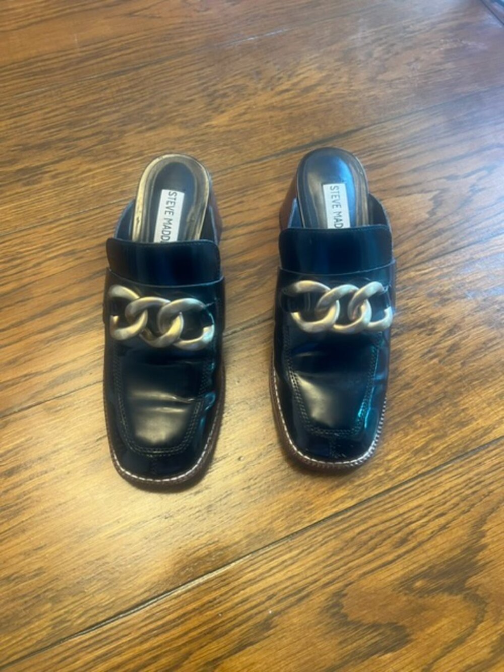 Women's Steve Madden Lorie Clog Shoe, Size 6, Black, 2" heel, Ex Cond! I ivendor - Picture 2 of 8